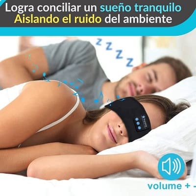 ANTIFAZ SUEÑO PROFUNDO & BALACA GYM CON AUDIFONOS INCORPORADOS