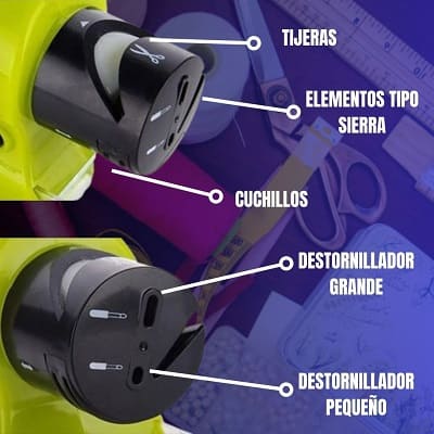 AFILADOR INALÁMBRICO MULTIFUNCIONAL
