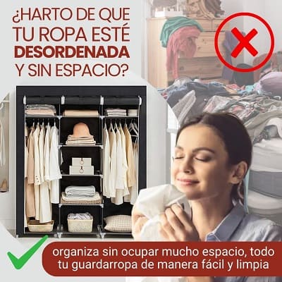 Armario De 3 Cuerpos Portatil