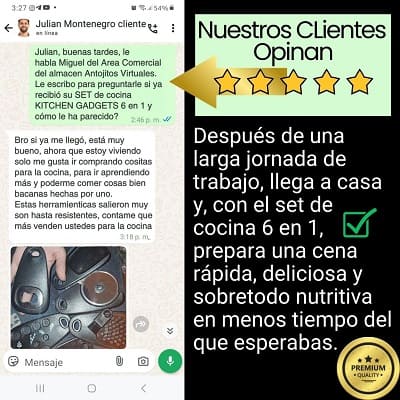 Set Cocina 6 en 1 KItchen Gadgets
