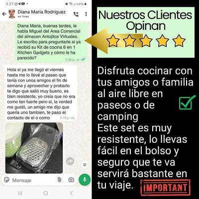 Set Cocina 6 en 1 KItchen Gadgets