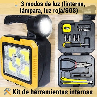 Lampara Solar con Kit de Herramientas