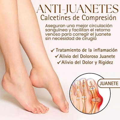 Calcetines de Compresion Antijuanete