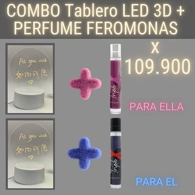 TABLERO DE NOTAS LED 3D