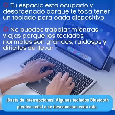 Teclado Bluetooth Multiconexion