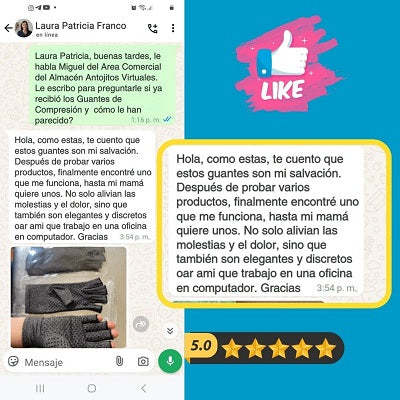 Nano Guantes de Compresion