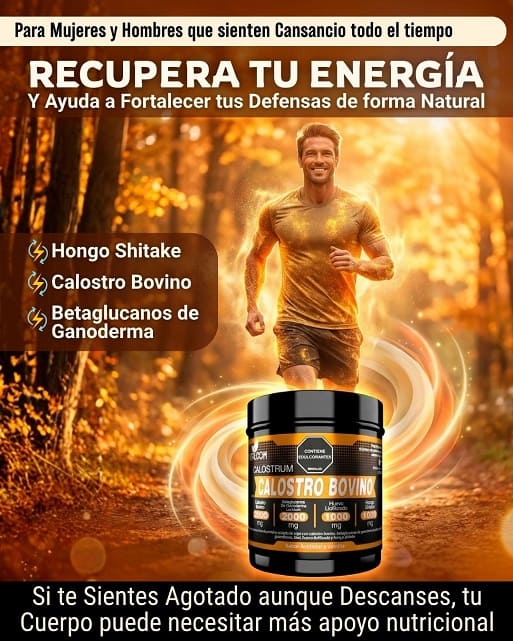 Calostrum Vitalcom | Suplemento para aumentar la energía y activar las defensas