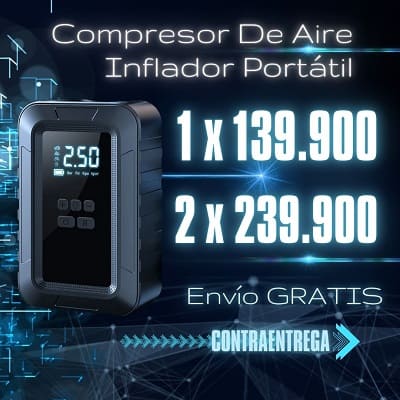 Compresor de Aire Inflador Portatil