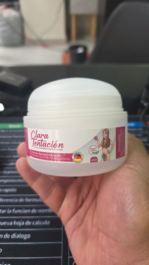 Clara Tentación Crema Aclarante | Unifica Tono y Aclara Manchas