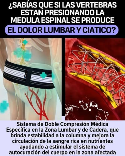 CINTURON ALIVIO LUMBAR Y CIATICA