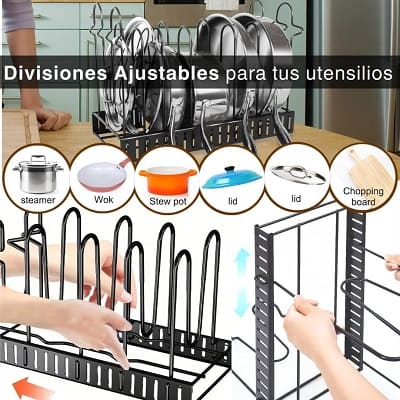 Organizador Ollas y Sartenes