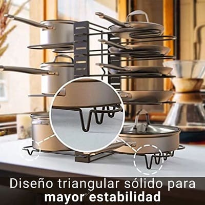 Organizador Ollas y Sartenes