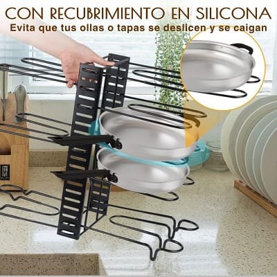 Organizador Ollas y Sartenes