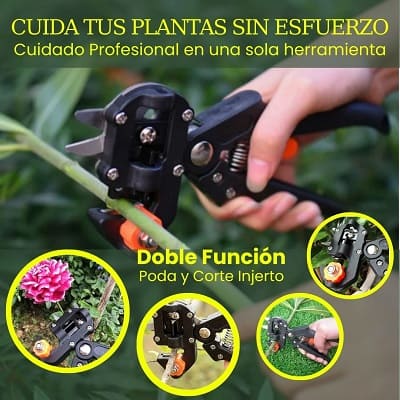 Tijeras Profesionales 2 en 1 para Jardineria