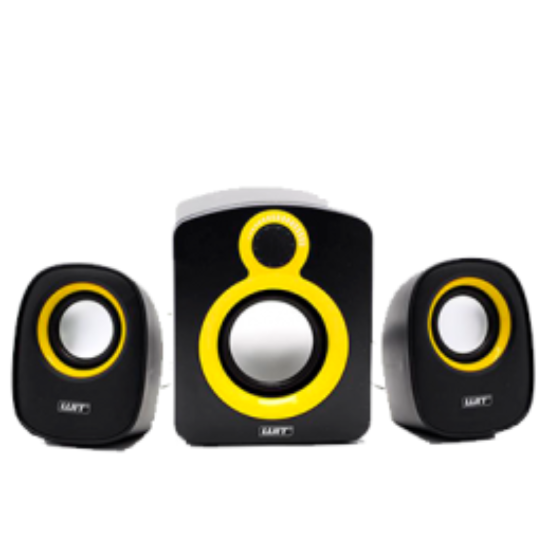 Parlante Para PC Stereo 3.1 Pw-2000 Wit