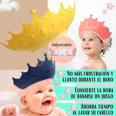 GORRO PRINCESAS Y PRINCIPES PARA UN BAÑO FELIZ