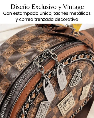 Bolso Redondo Vintage en Tendencia