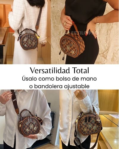 Bolso Redondo Vintage en Tendencia