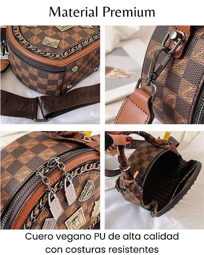 Bolso Redondo Vintage en Tendencia