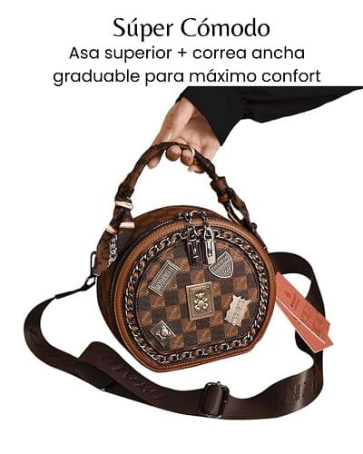 Bolso Redondo Vintage en Tendencia