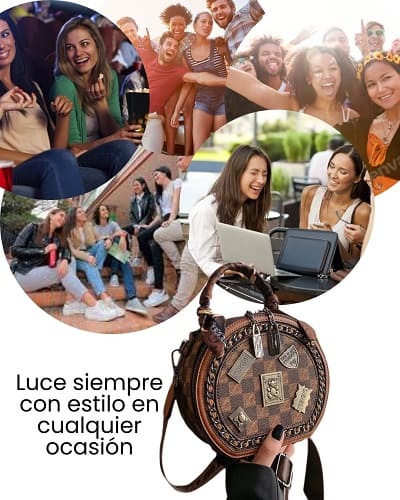 Bolso Redondo Vintage en Tendencia