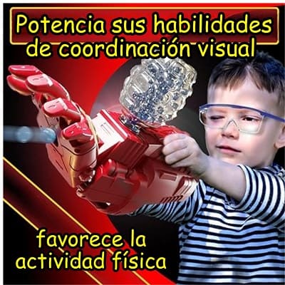 Guante Hidrogel Iron Man