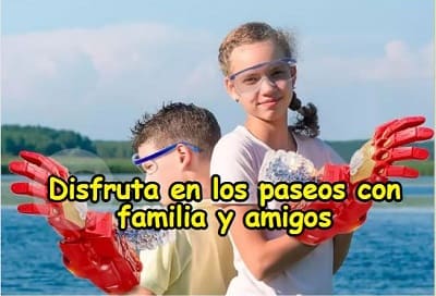 Guante Hidrogel Iron Man