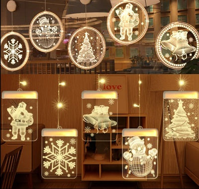 LUCES NAVIDAD EFECTO 3D