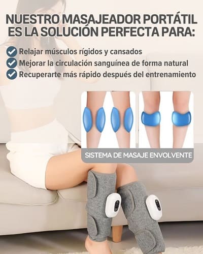 Masajeador de compresion para piernas y brazos