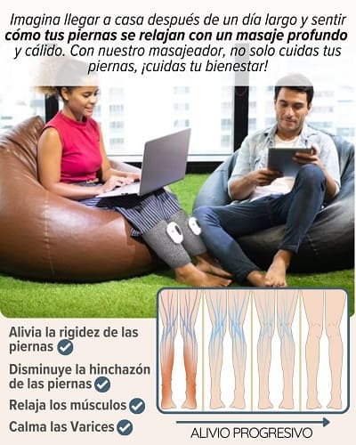 Masajeador de compresion para piernas y brazos