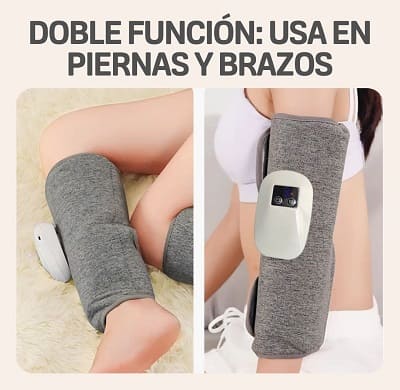 Masajeador de compresion para piernas y brazos