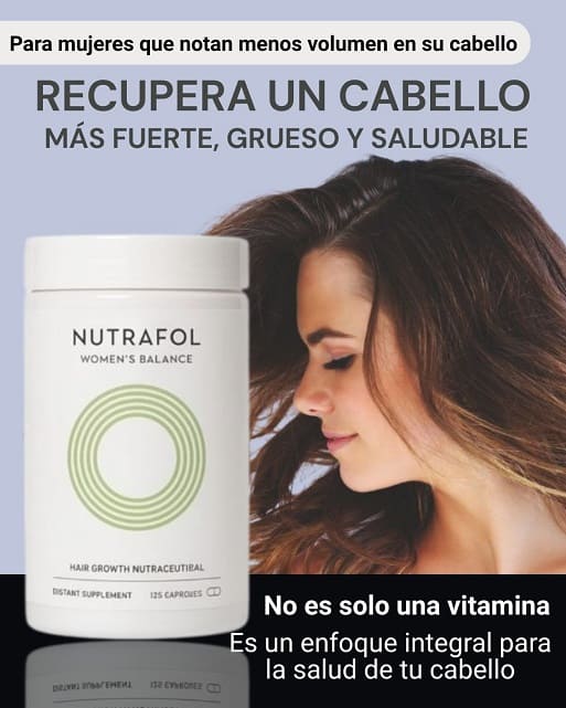 Nutrafol Women's Balance | Cabello Más Fuerte, Grueso y Abundante.