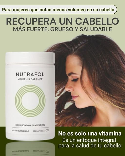 Nutrafol Women's Balance | Cabello Más Fuerte, Grueso y Abundante