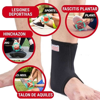 Tobillera de Compresión y Combo Alivio Plantar
