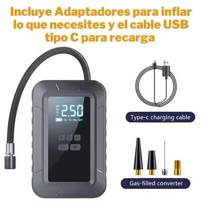Compresor de Aire Inflador Portatil