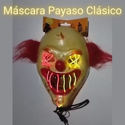 Mascaras Led para Halloween Purga Payasos Kiss Me Conejita