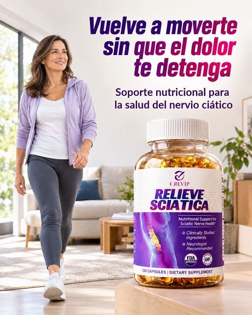 Relieve Sciatic – Suplemento para Movilidad, Felixibilidad y Bienestar