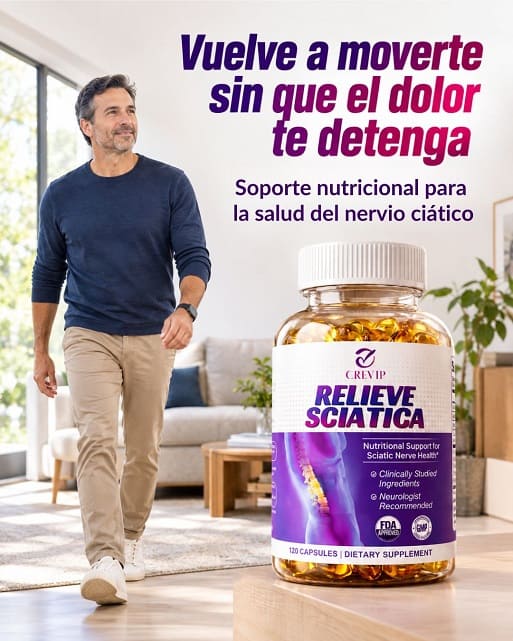 Relieve Sciatic – Suplemento para Movilidad, Felixibilidad y Bienestar