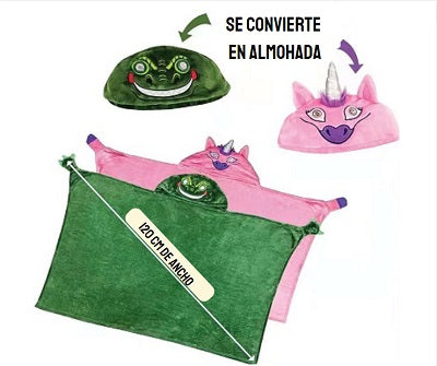 DIVERTIDA MANTA-CAPA CON LUCES