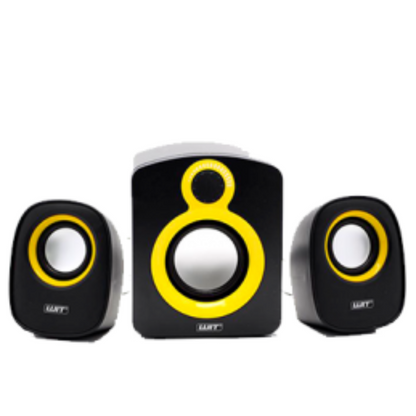 Parlante Para PC Stereo 3.1 Pw-2000 Wit