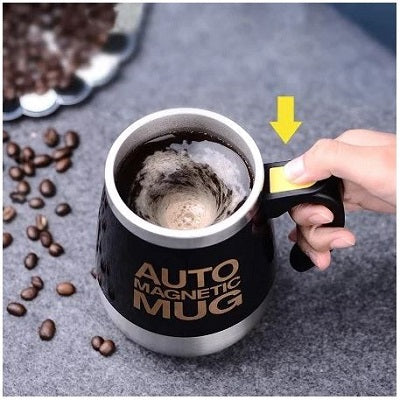 MUG METÁLICO CON AUTO-MEZCLADOR